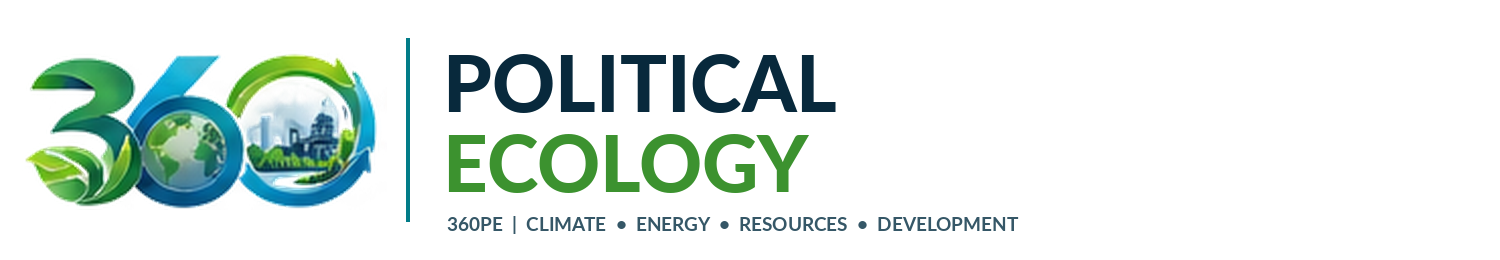 360 Political Ecology official publication masthead
